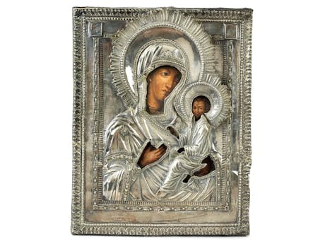 Russische Ikone: Maria mit dem Kind