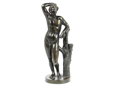 Bronzefigur eines Apollo