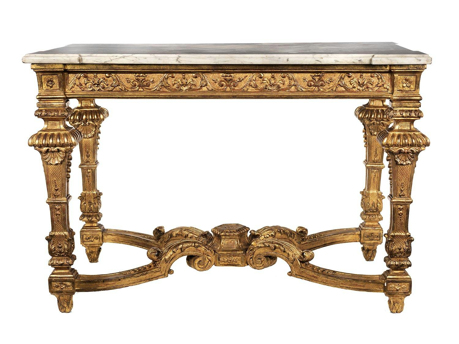 Detailabbildung: Französische Louis XIV-Konsole