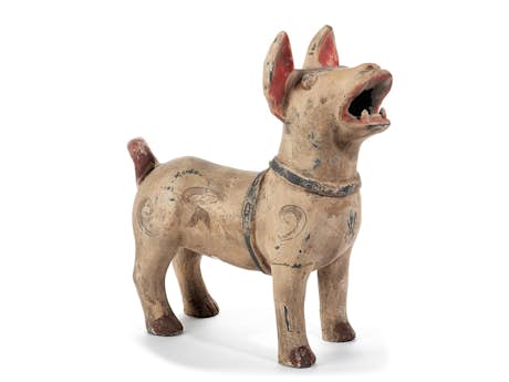 Chinesische Wächterfigur in Form eines Hundes