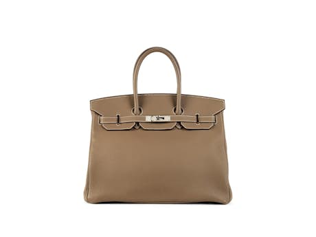 Hermès Birkin-Bag, 35 cm „Sandfarben“