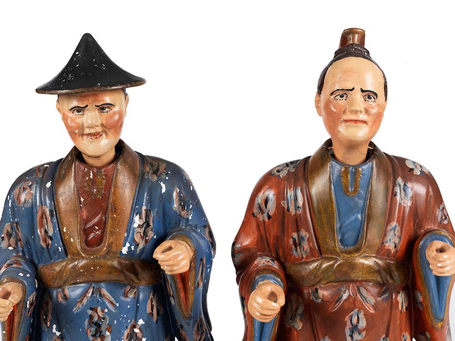 Wackelkopffiguren im Chinoiserie-Stil - Hampel Kunstauktionen