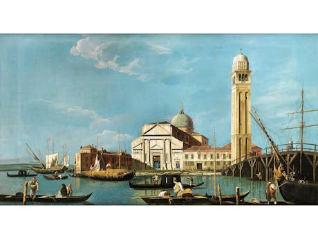 Giovanni Antonio Canal, genannt „Canaletto“, 1697 Venedig - 1768 Venedig, Werkstatt des