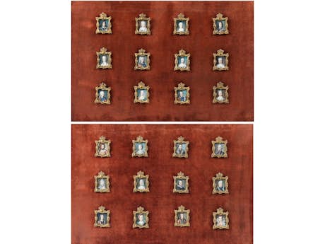 Bedeutende Miniaturen-Ahnengalerie des Dänischen Herrscherhauses