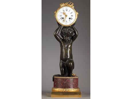 Figürliche Uhr im Louis XVI-Stil