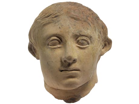 Etruskischer Kopf eines Knaben