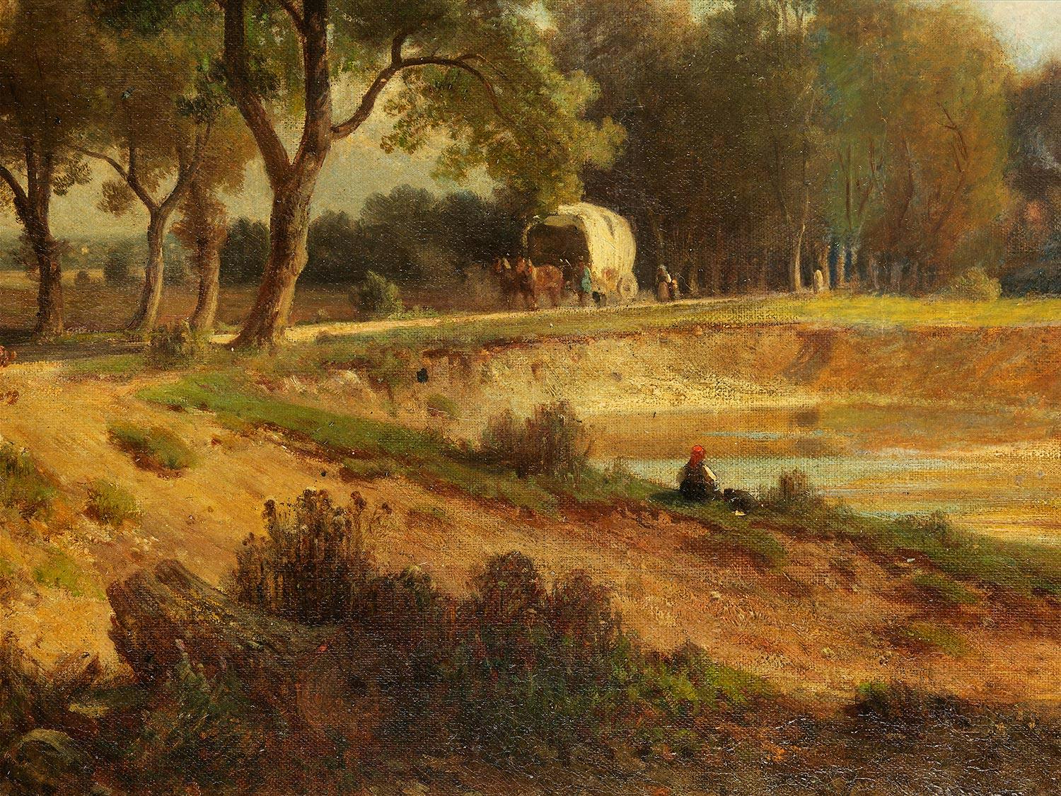 Detailabbildung: Eduard Schleich d. Ä., 1812 Haarbach – 1874 München, zug.