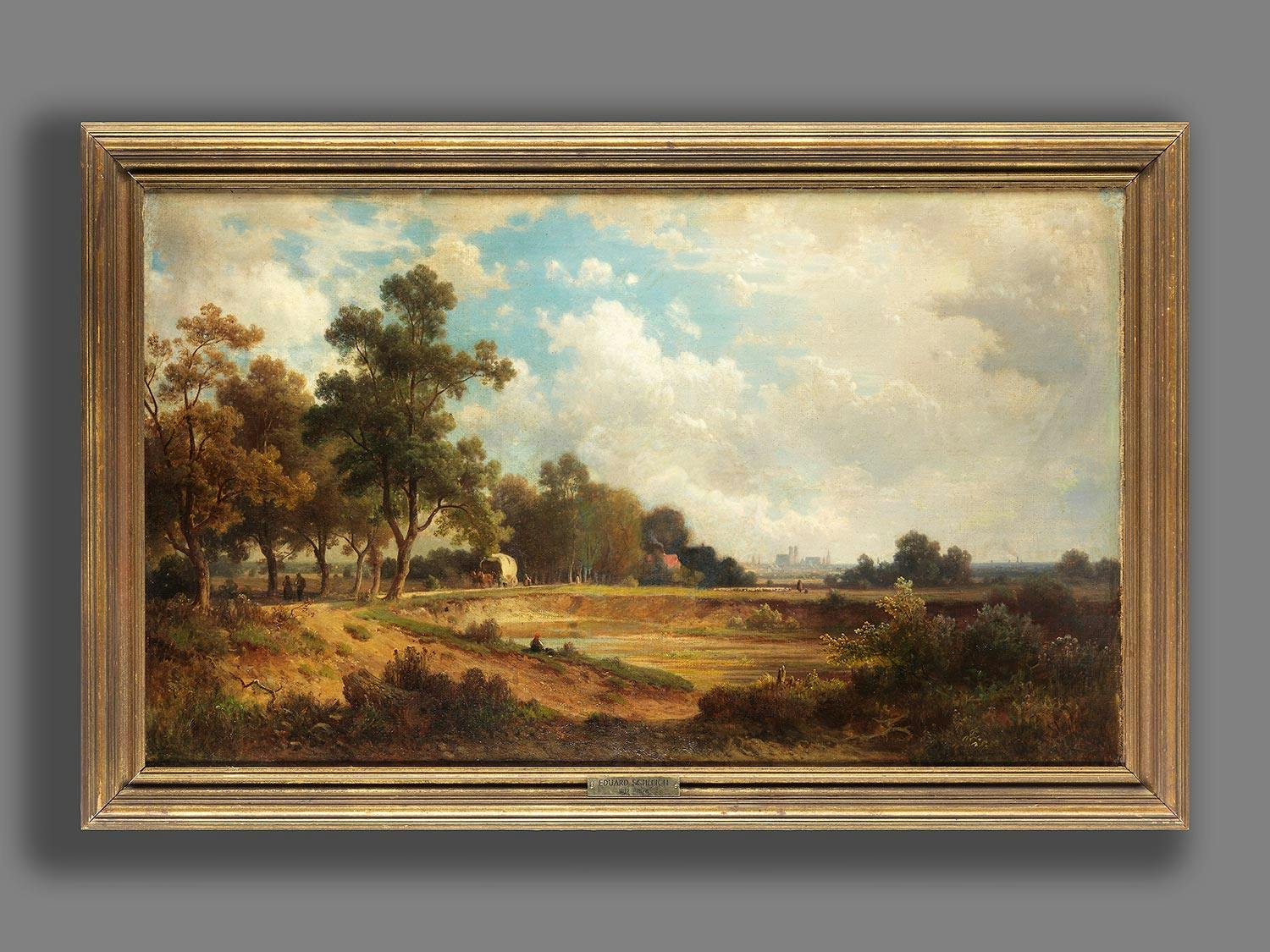 Detailabbildung: Eduard Schleich d. Ä., 1812 Haarbach – 1874 München, zug.