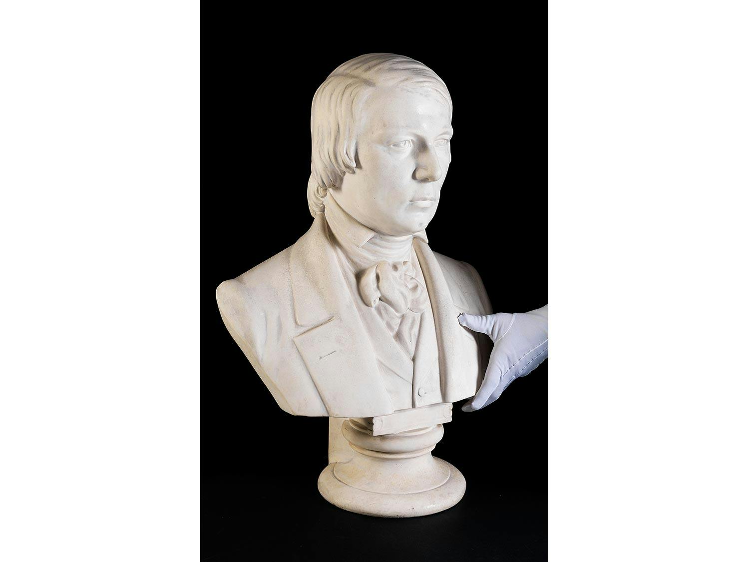 Detailabbildung: Büste von Robert Schumann (1810 – 1856)