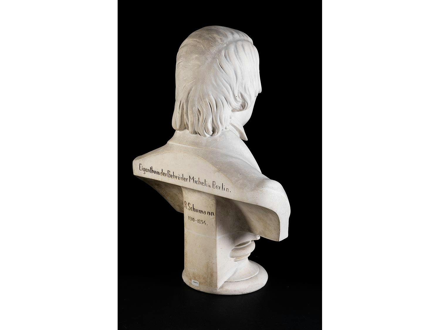 Detailabbildung: Büste von Robert Schumann (1810 – 1856)