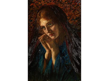 Deutscher Maler in der Art des Gabriel von Max (1840-1915) oder des Albert von Keller (1844-1920)
