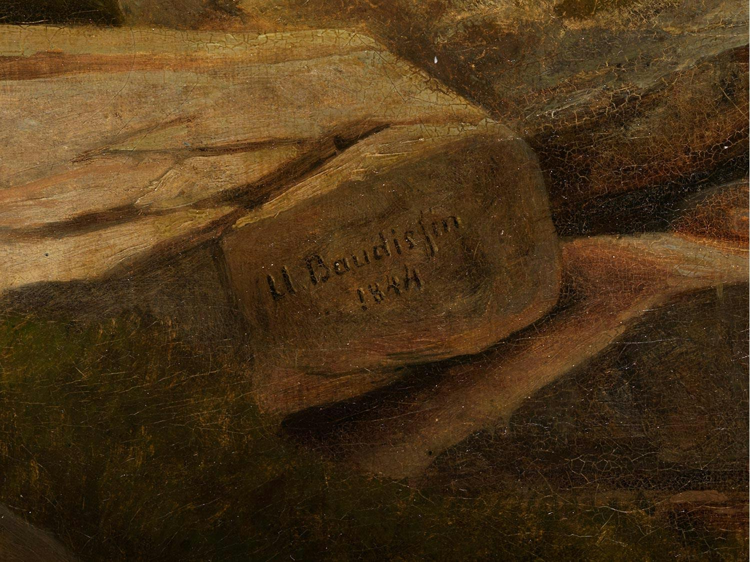 Detailabbildung: Ulrik Baudissin, 1816 Greifswalde – 1893 Wiesbaden