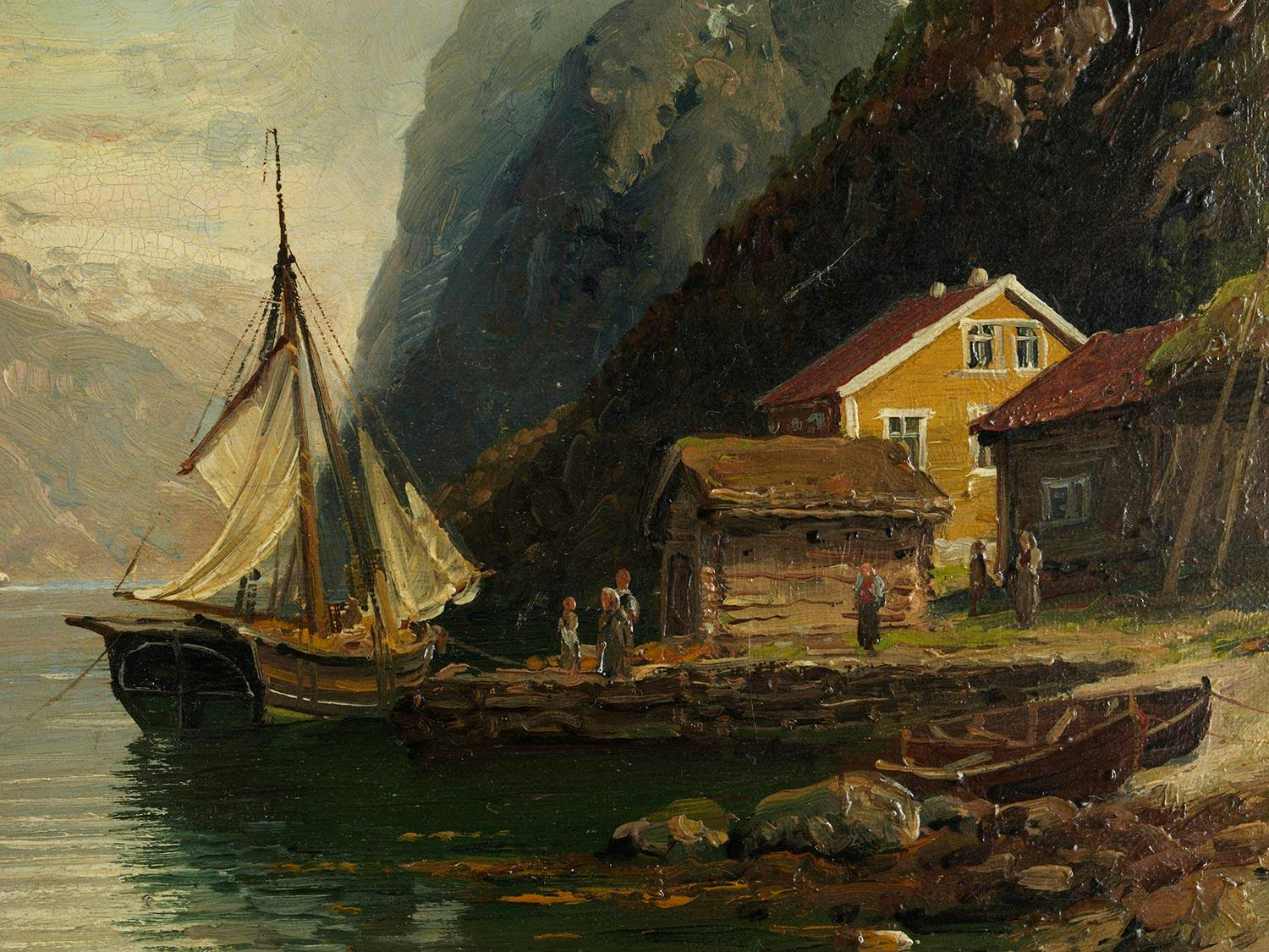 Detailabbildung: Anders Monsen Askevold, 1834 Askvoll – 1900 Düsseldorf