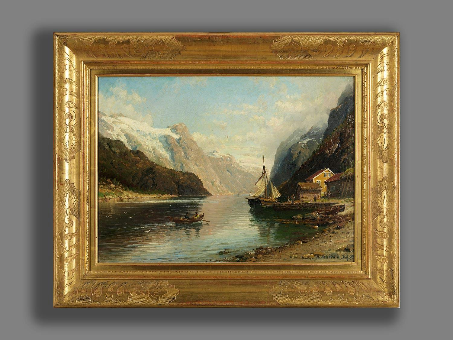 Detailabbildung: Anders Monsen Askevold, 1834 Askvoll – 1900 Düsseldorf