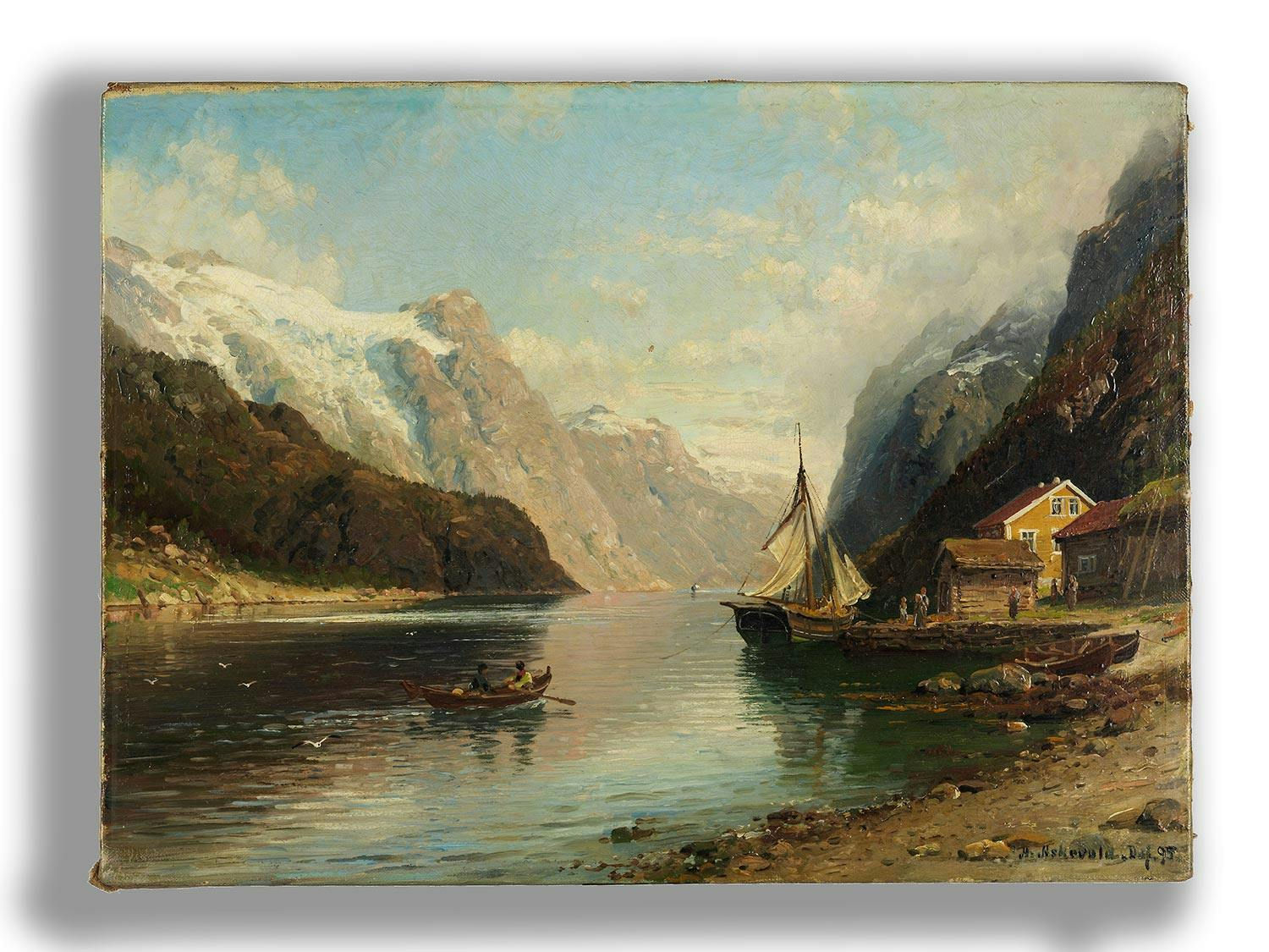 Detailabbildung: Anders Monsen Askevold, 1834 Askvoll – 1900 Düsseldorf
