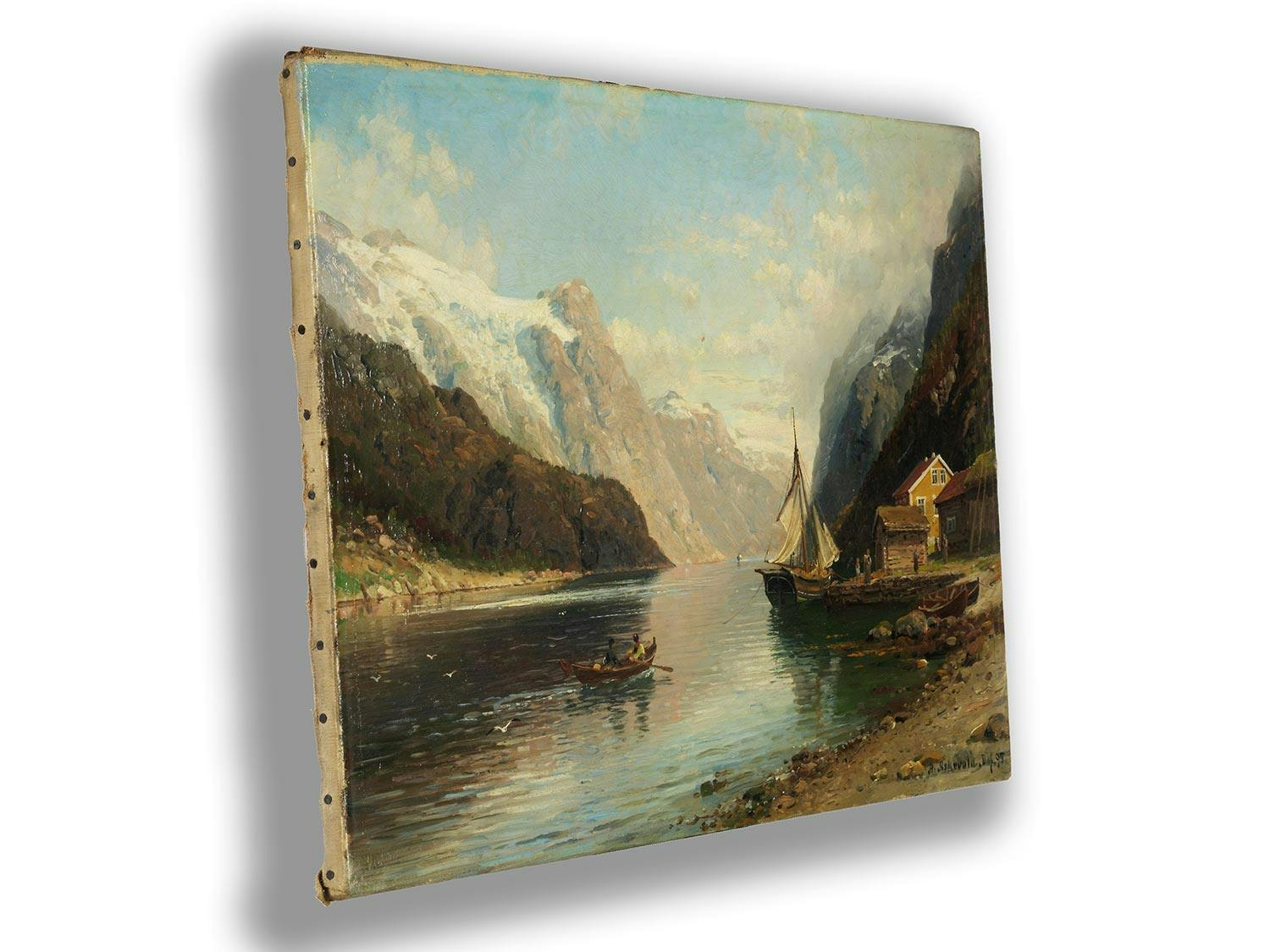 Detailabbildung: Anders Monsen Askevold, 1834 Askvoll – 1900 Düsseldorf