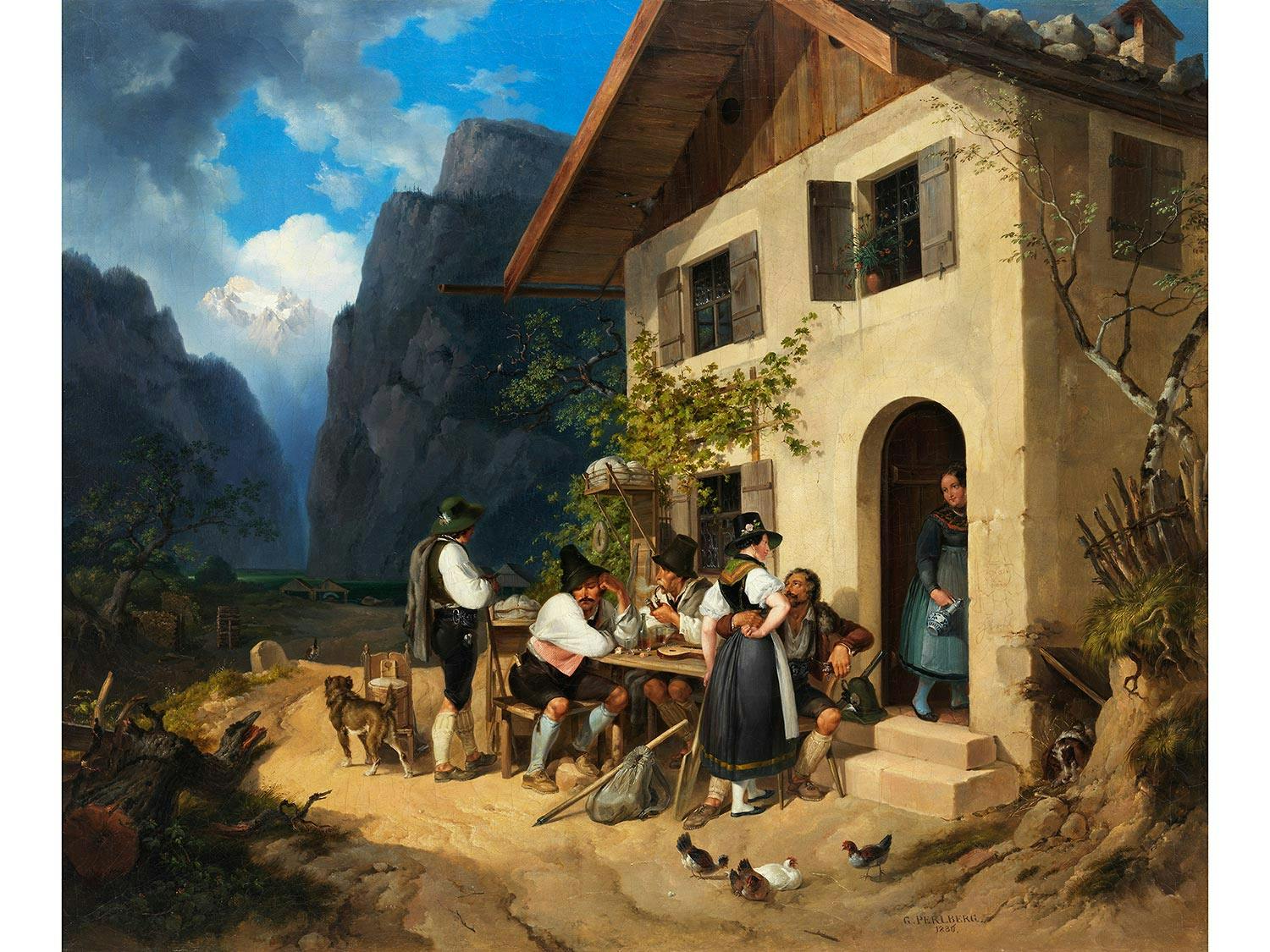 Christian Johann Georg Perlberg, 1806 Köln – 1884 München