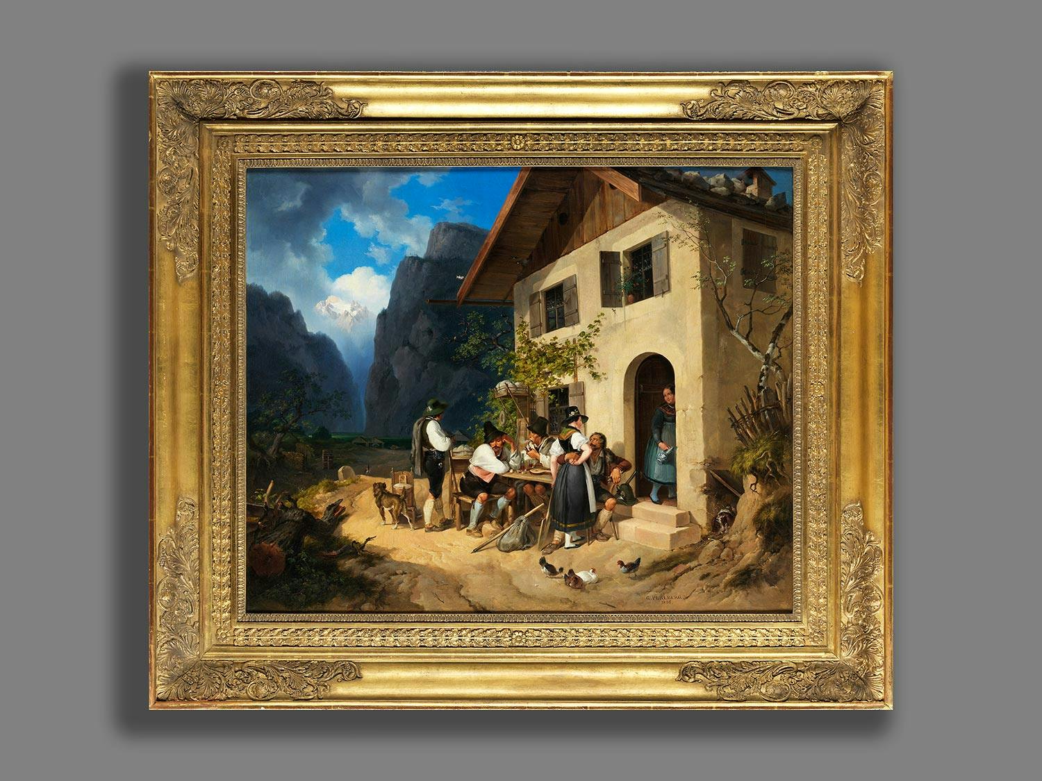 Detailabbildung: Christian Johann Georg Perlberg, 1806 Köln – 1884 München