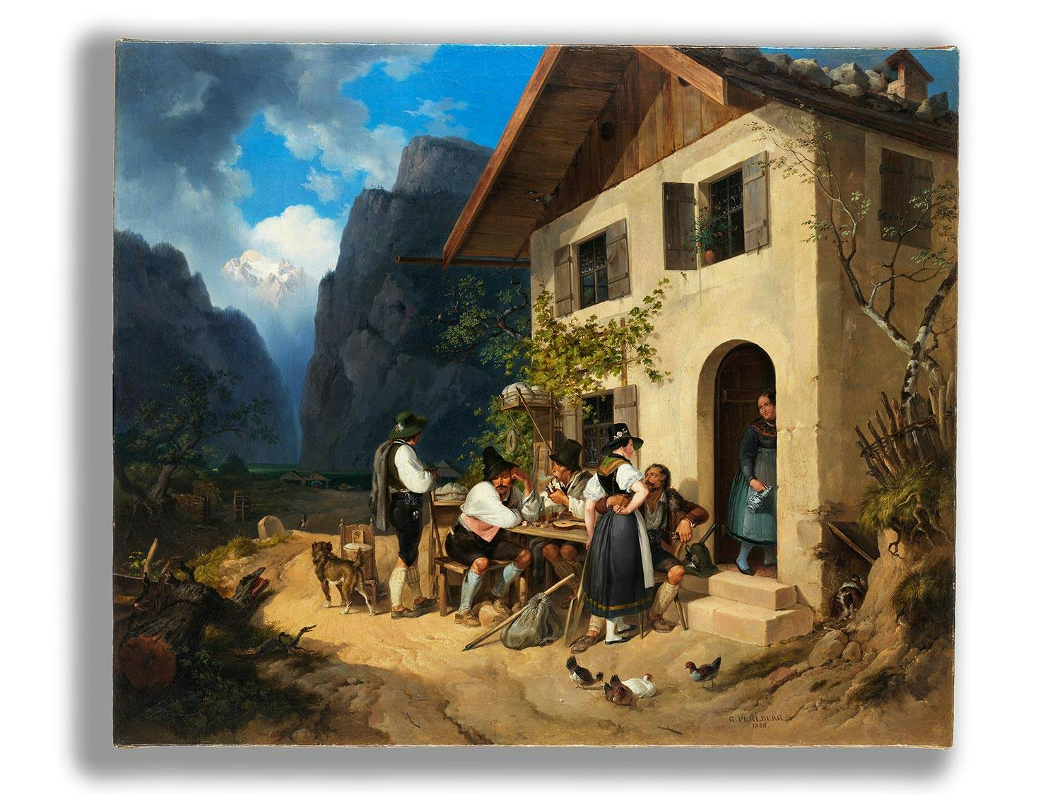 Detailabbildung: Christian Johann Georg Perlberg, 1806 Köln – 1884 München