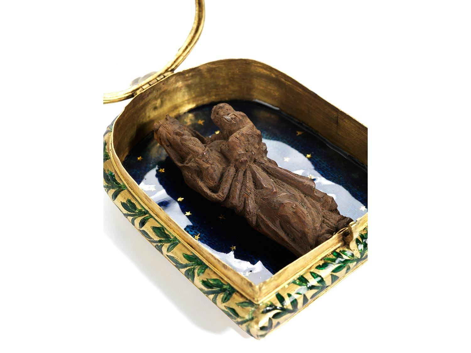 Detailabbildung: Spanisches Marienpendentif