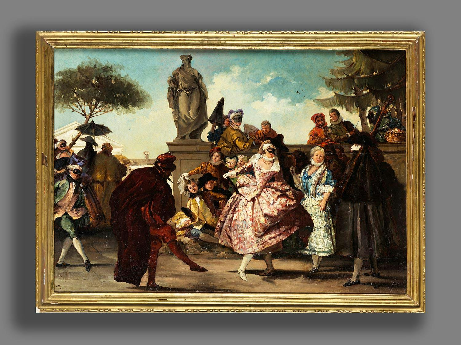 Detailabbildung: Maler des 19. Jahrhunderts, in der Nachfolge/ Kopist des Giandomenico Tiepolo (1727-1804)