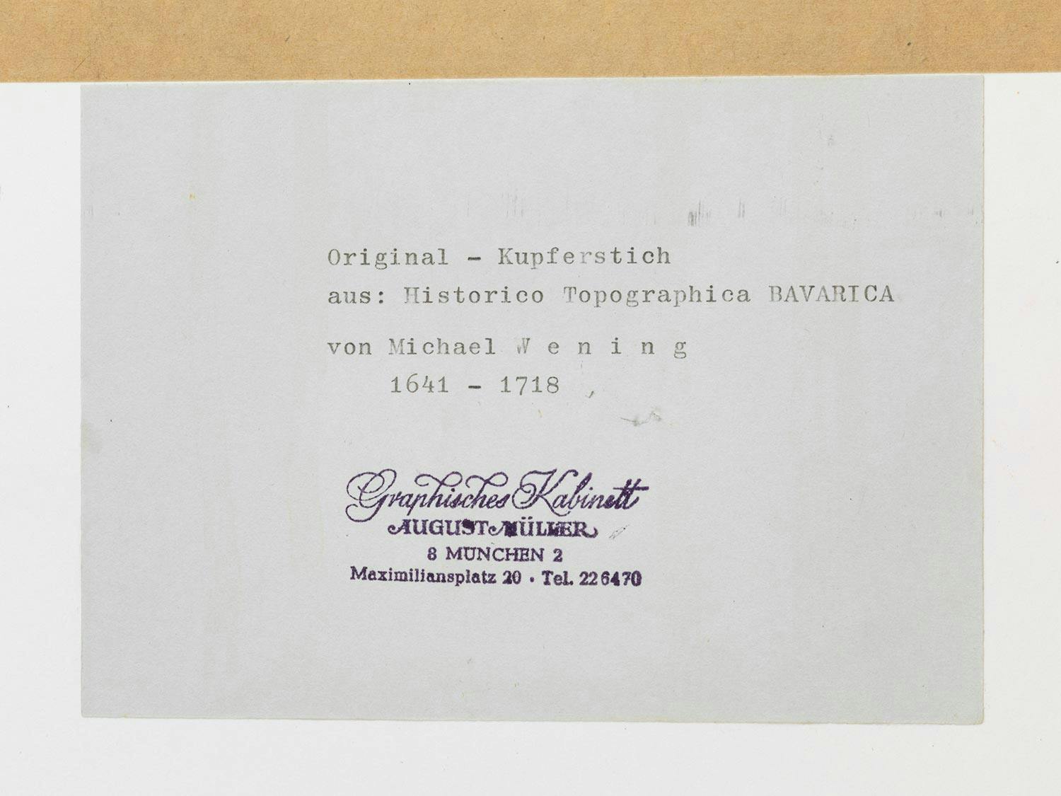 Detailabbildung: Konvolut von sechs druckgrafischen Werken