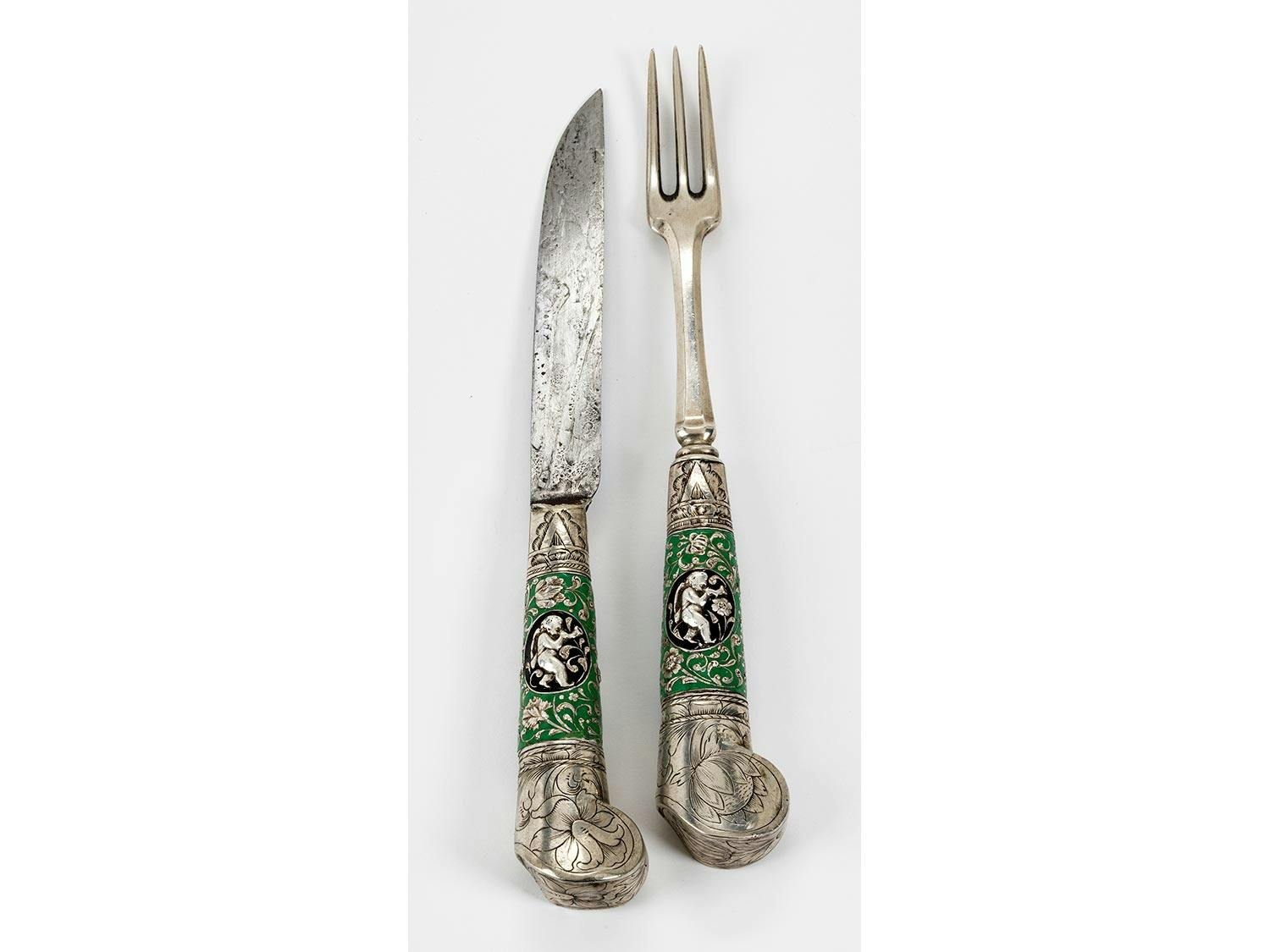 Detailabbildung: Höfisches Reisebesteck