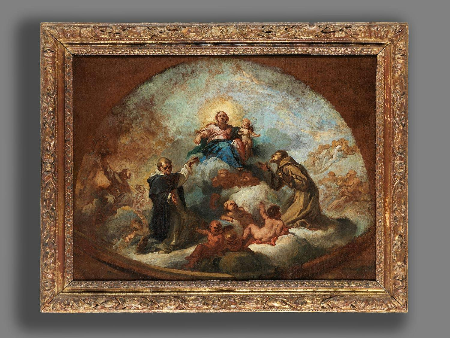 Detailabbildung: Francesco Solimena, 1657 – 1747, Kreis des