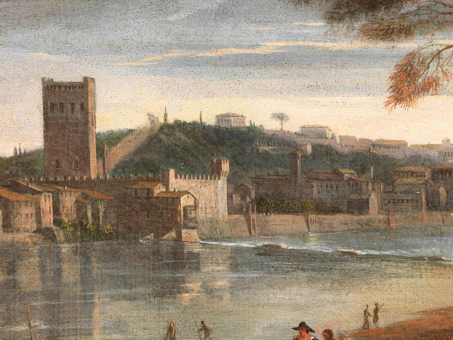 Detailabbildung: Gaspar van Wittel, genannt Gaspare Vanvitelli , 1653 Amersfoort bei Utrecht – 1736 Rom 