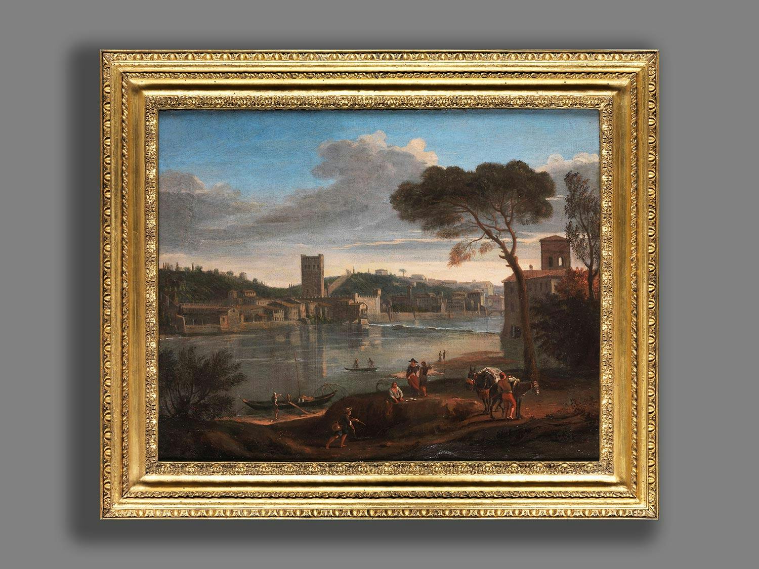 Detailabbildung: Gaspar van Wittel, genannt Gaspare Vanvitelli , 1653 Amersfoort bei Utrecht – 1736 Rom 