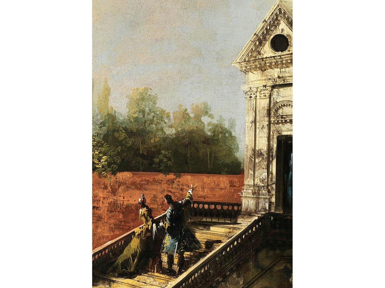 Detailabbildung: Michele Giovanni Marieschi (1696/1710 Venedig – 1743 ebenda) und Francesco Guardi (1712 – 1793) 