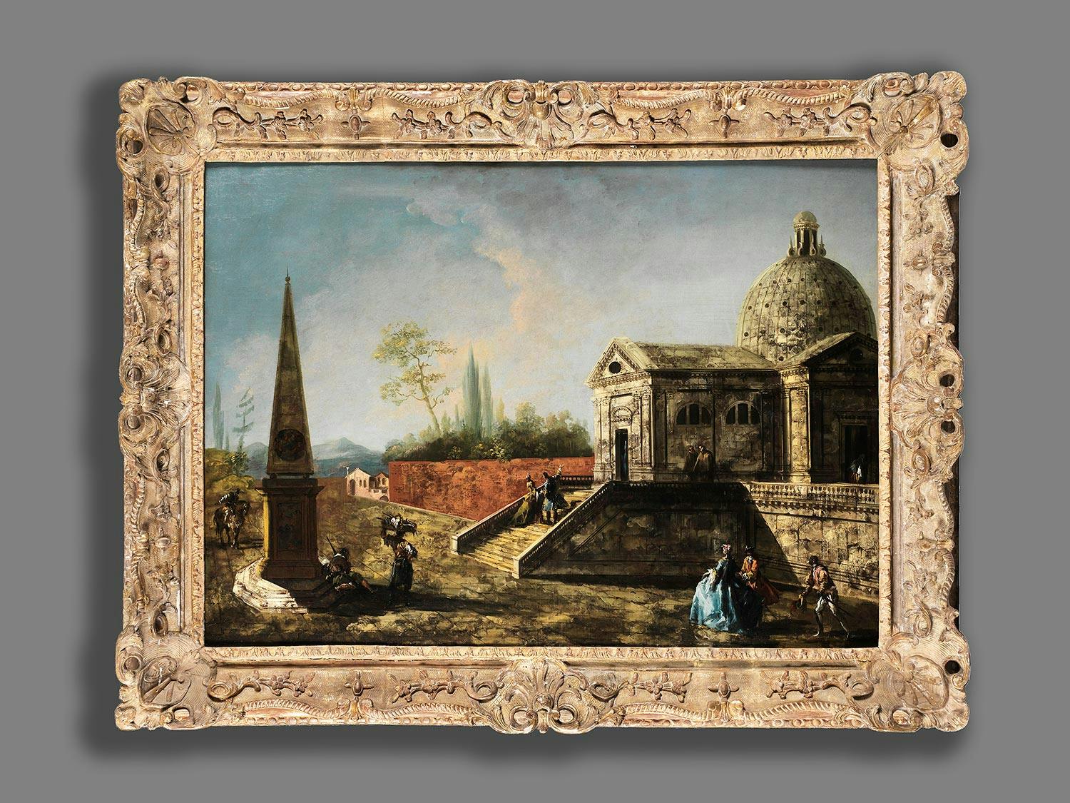 Detailabbildung: Michele Giovanni Marieschi (1696/1710 Venedig – 1743 ebenda) und Francesco Guardi (1712 – 1793) 