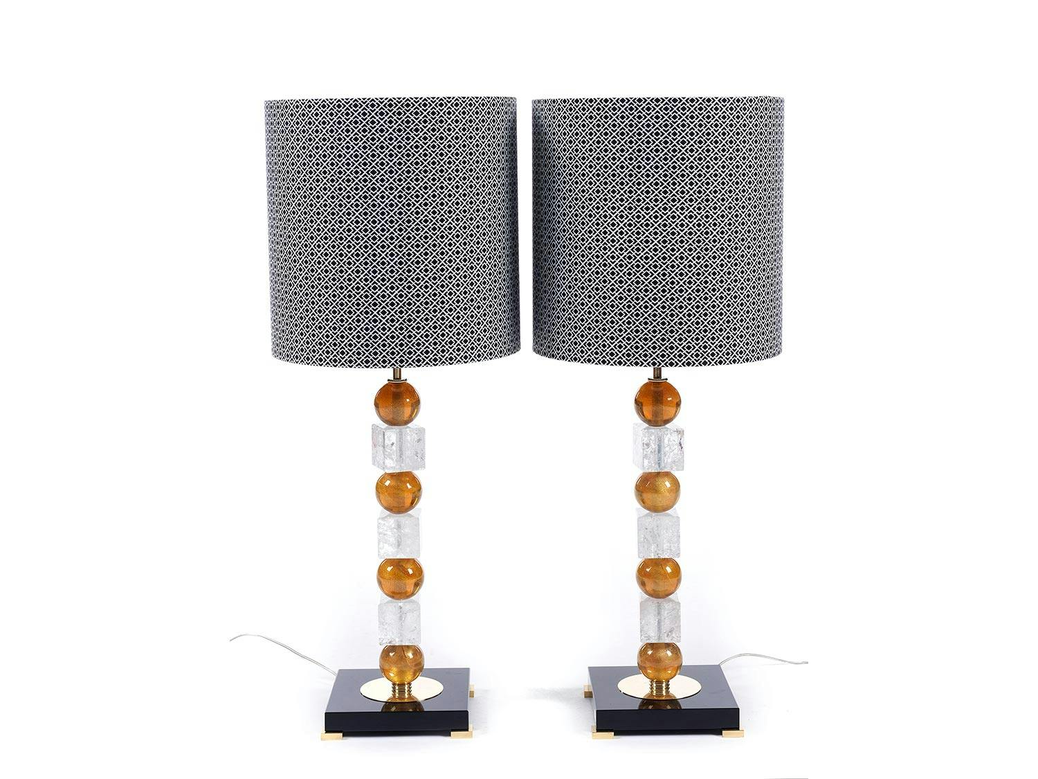 Paar Designlampen
