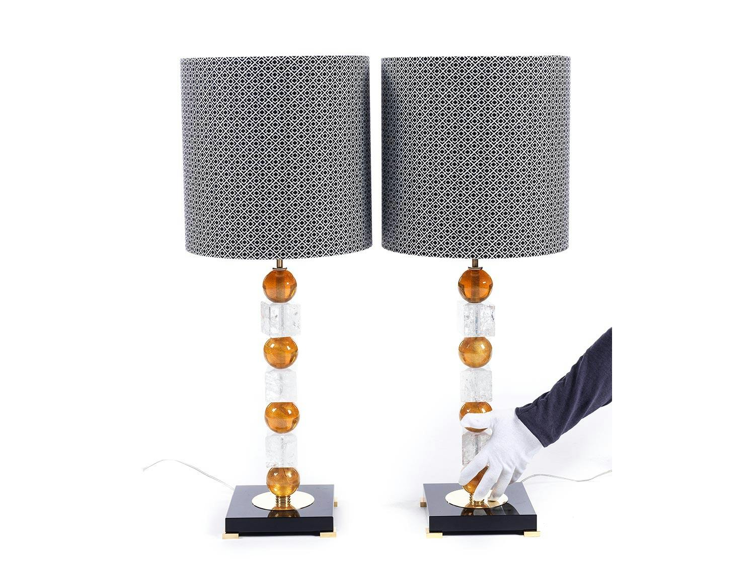 Detailabbildung: Paar Designlampen