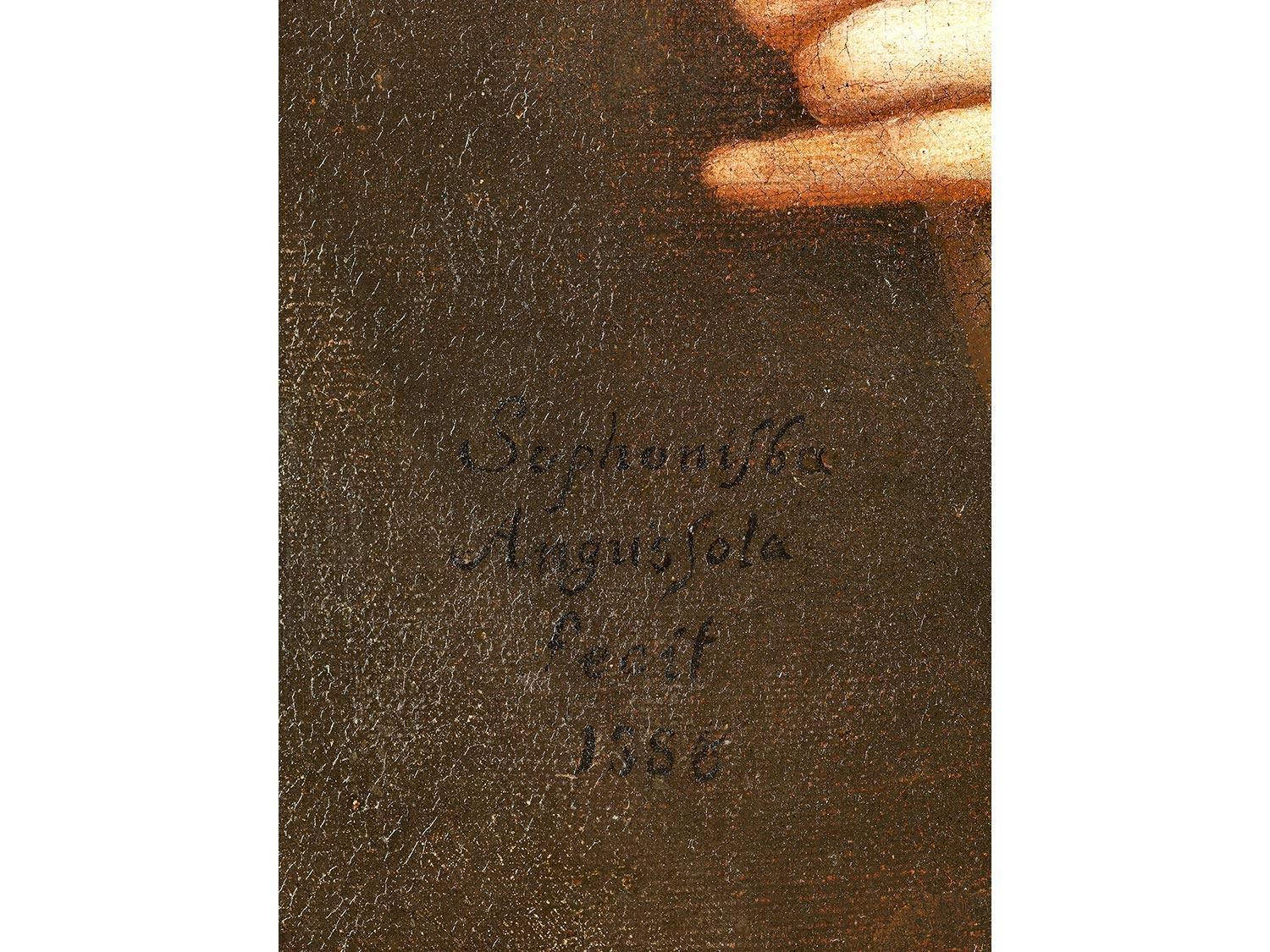 Detailabbildung: Sofonisba Anguisciola, um 1530 Cremona – 1625 Palermo, zug. 