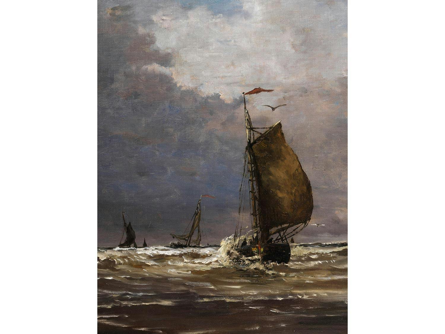 Detailabbildung: Hendrik Willem Mesdag, 1831 Groningen – 1915 Den Haag