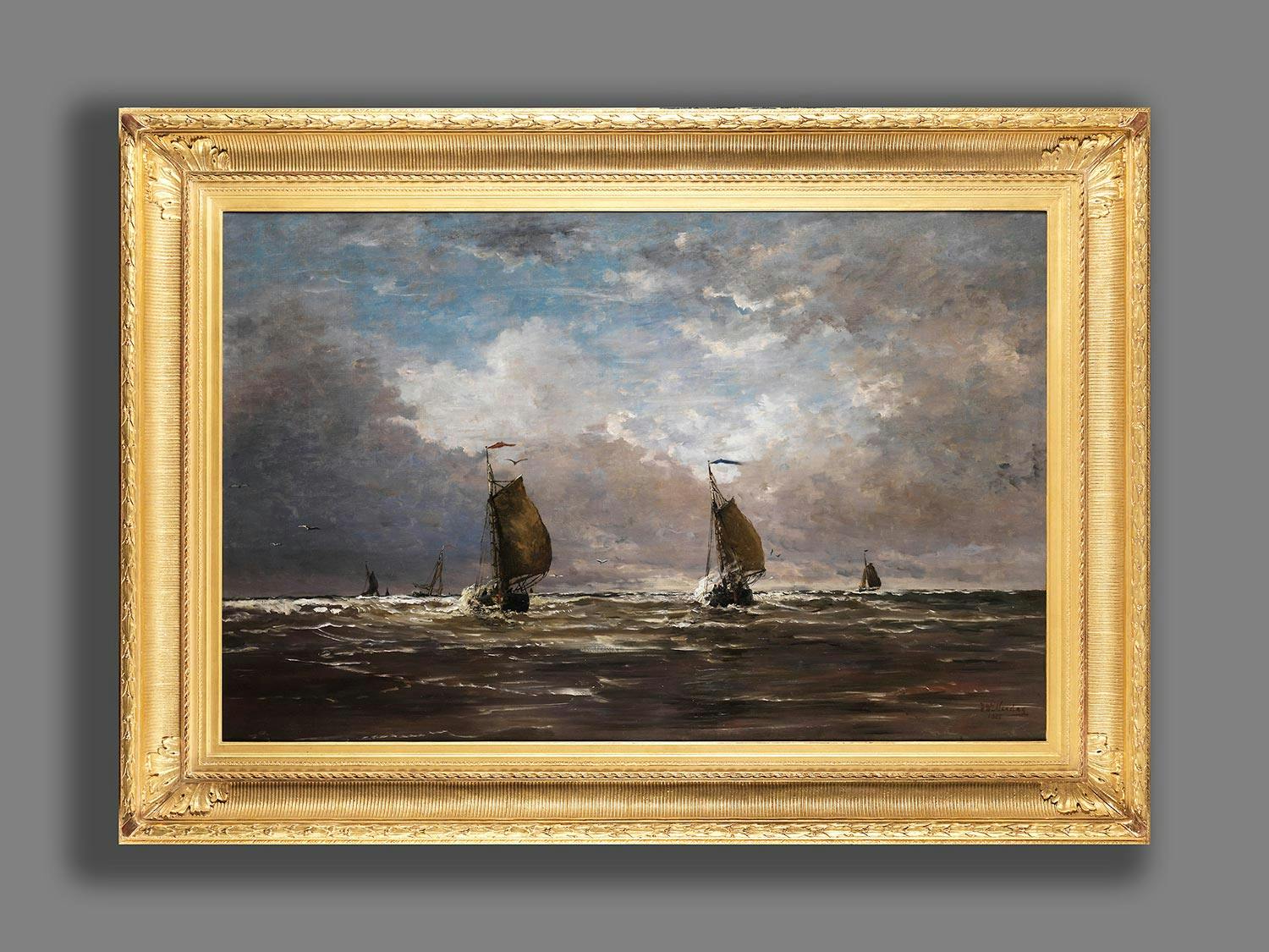 Detailabbildung: Hendrik Willem Mesdag, 1831 Groningen – 1915 Den Haag