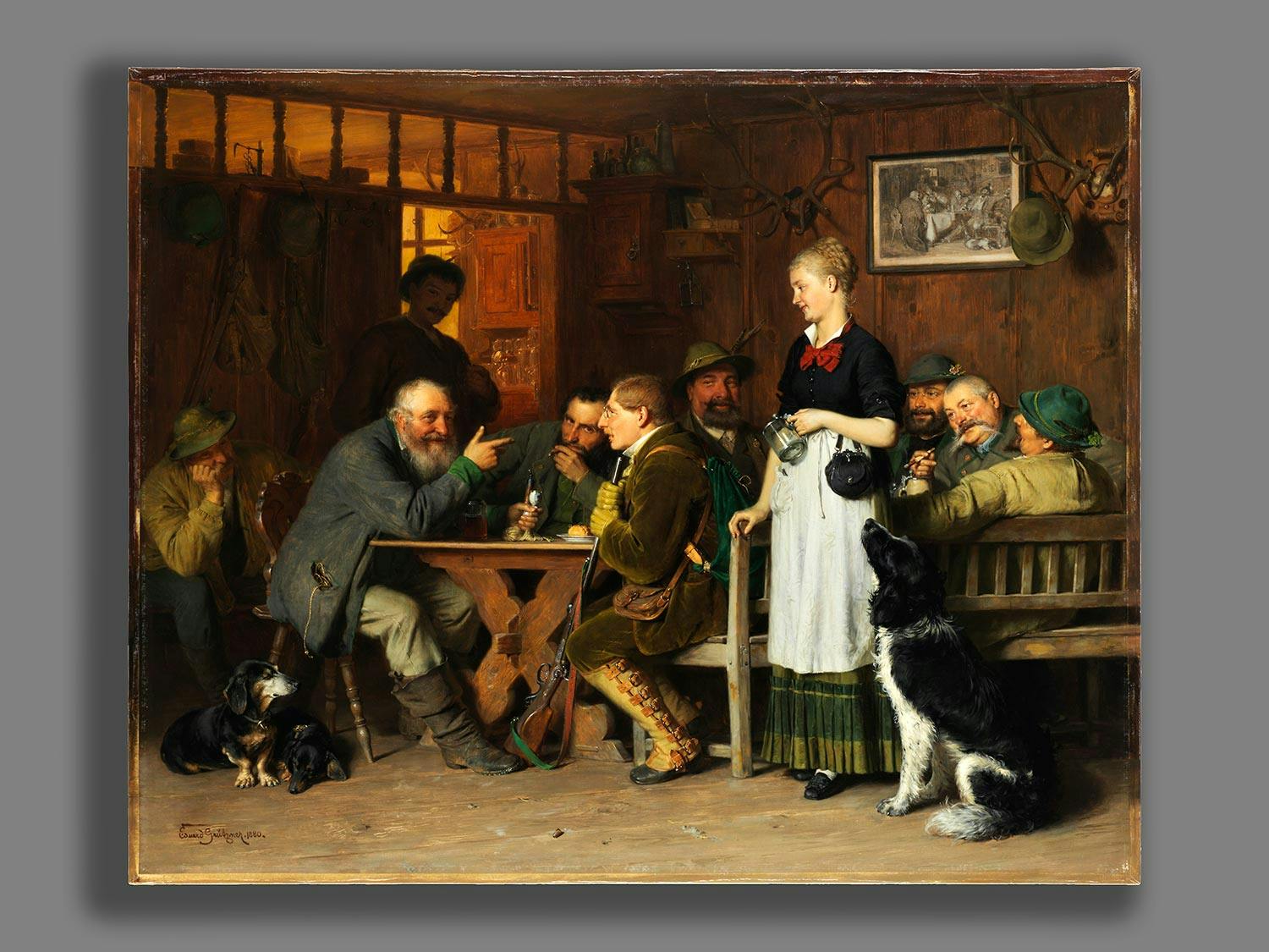 Detailabbildung: Eduard von Grützner, 1846 Groß-Karlowitz bei Neisse – 1925 München