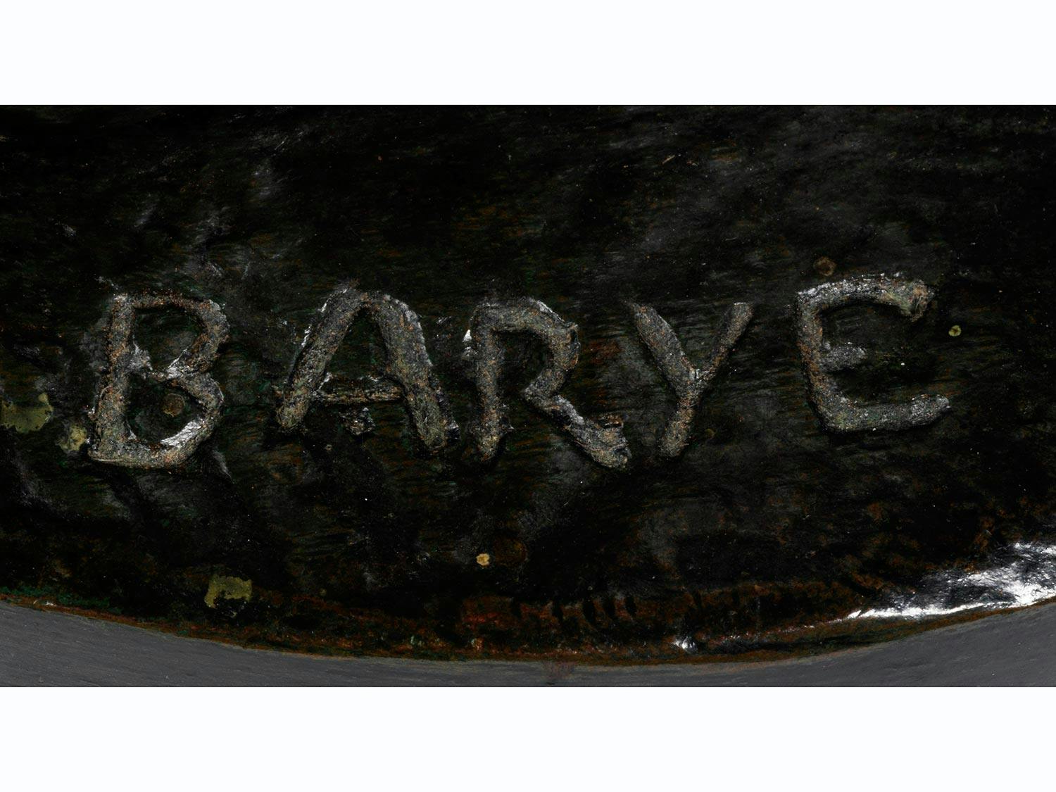 Detailabbildung: Antoine Louis Barye, 1796 Paris – 1875 ebenda