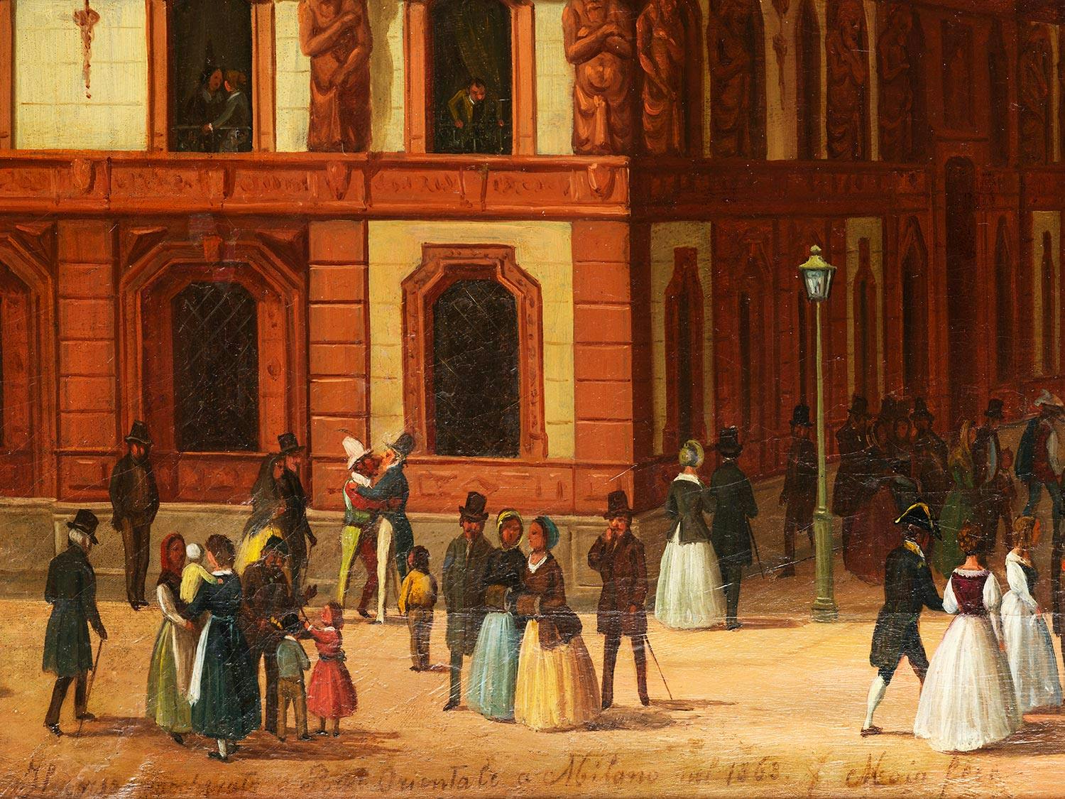 Detailabbildung: Federico Moja, 1802 Mailand – 1885 Dolo Venetien