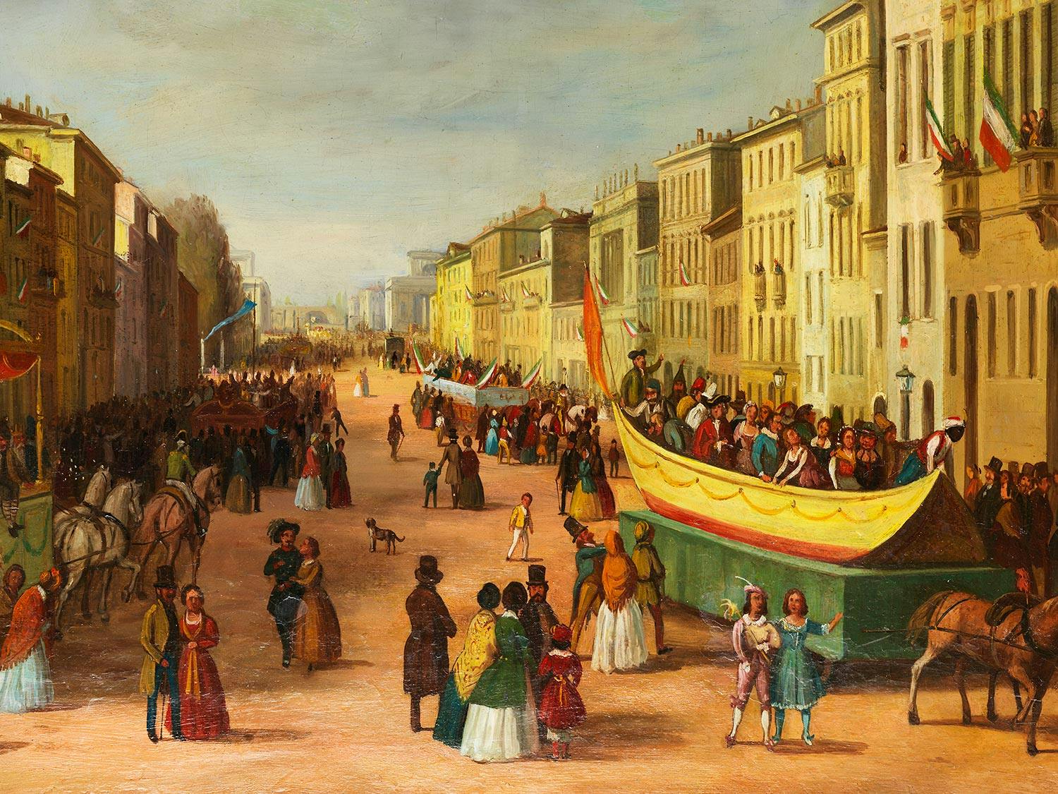 Detailabbildung: Federico Moja, 1802 Mailand – 1885 Dolo Venetien