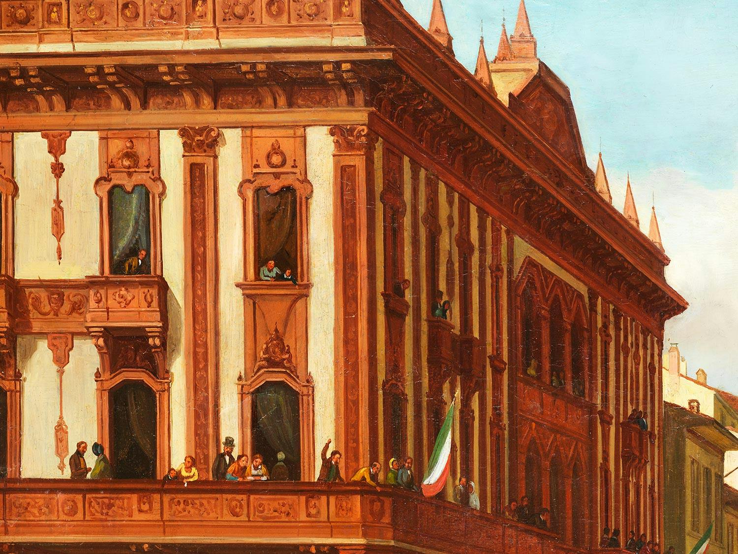 Detailabbildung: Federico Moja, 1802 Mailand – 1885 Dolo Venetien