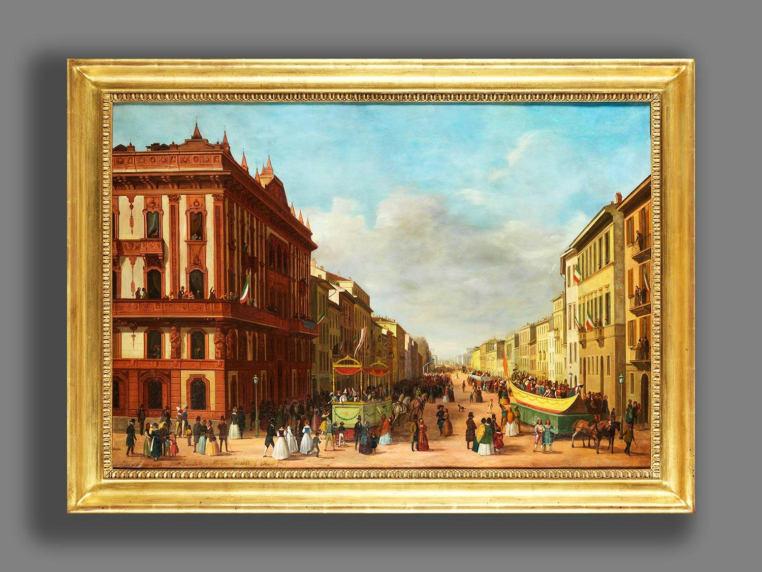 Detailabbildung: Federico Moja, 1802 Mailand – 1885 Dolo Venetien