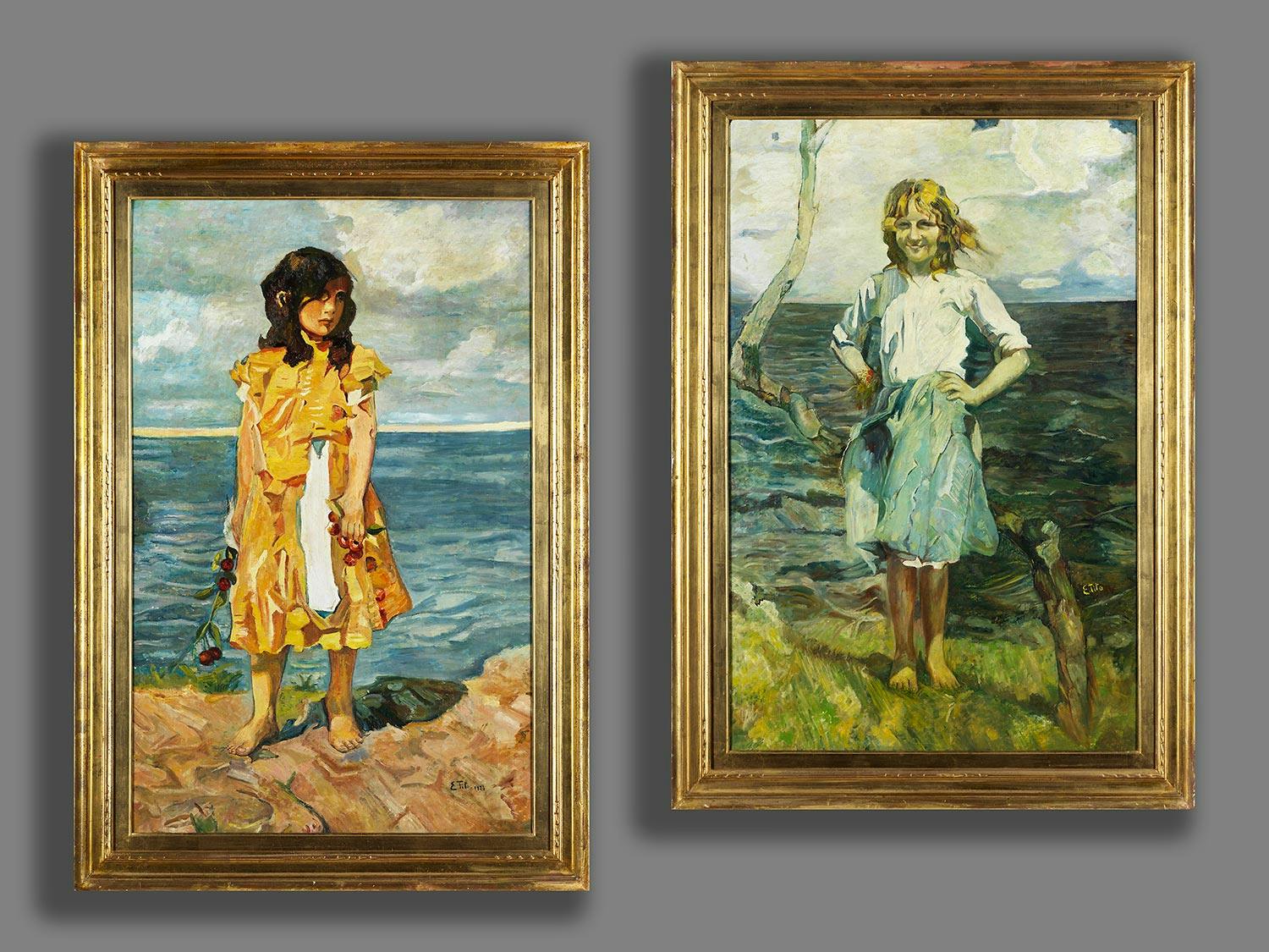 Detailabbildung: Ettore Tito, 1859 Castellammare di Stabia – 1941 Venedig