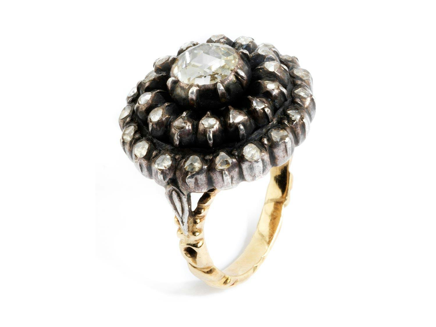 Diamant-Rosettenring - Hampel Fine Art Auctions