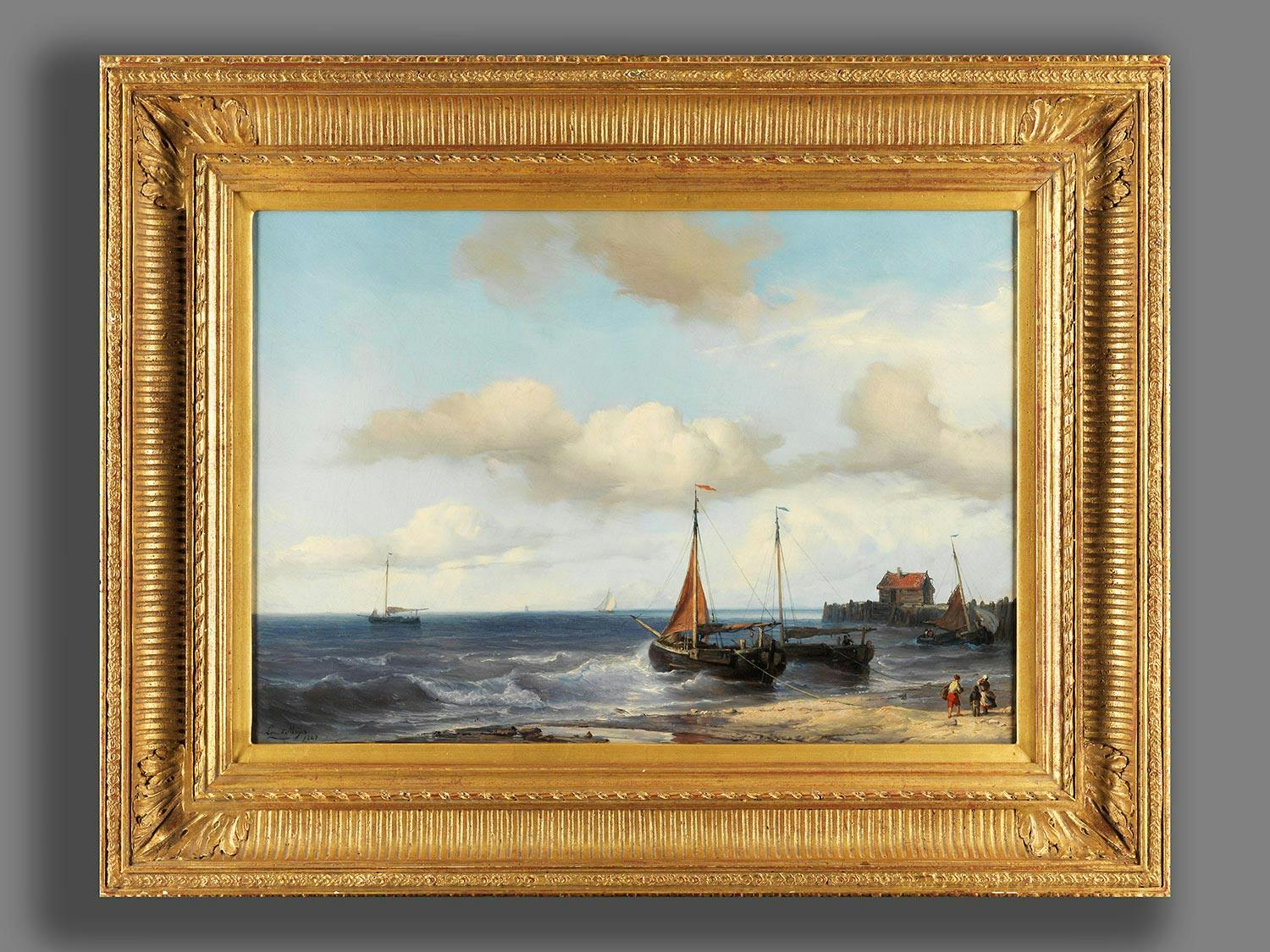 Detailabbildung: Louis Meijer, 1809 Amsterdam – 1866 Utrecht