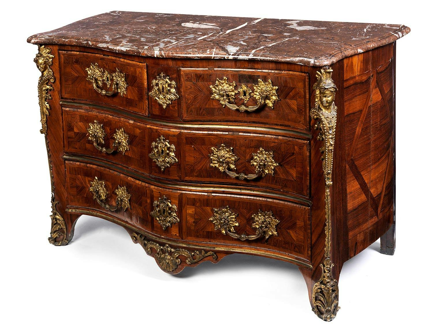 Elegante und bedeutende Régence-Kommode