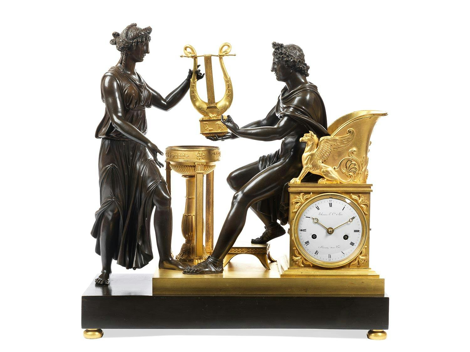 Große Empire-Pendule