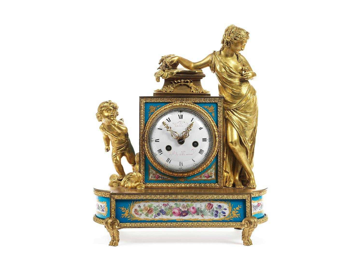 Detailabbildung: Pendule mit Allegorie des Frühlings