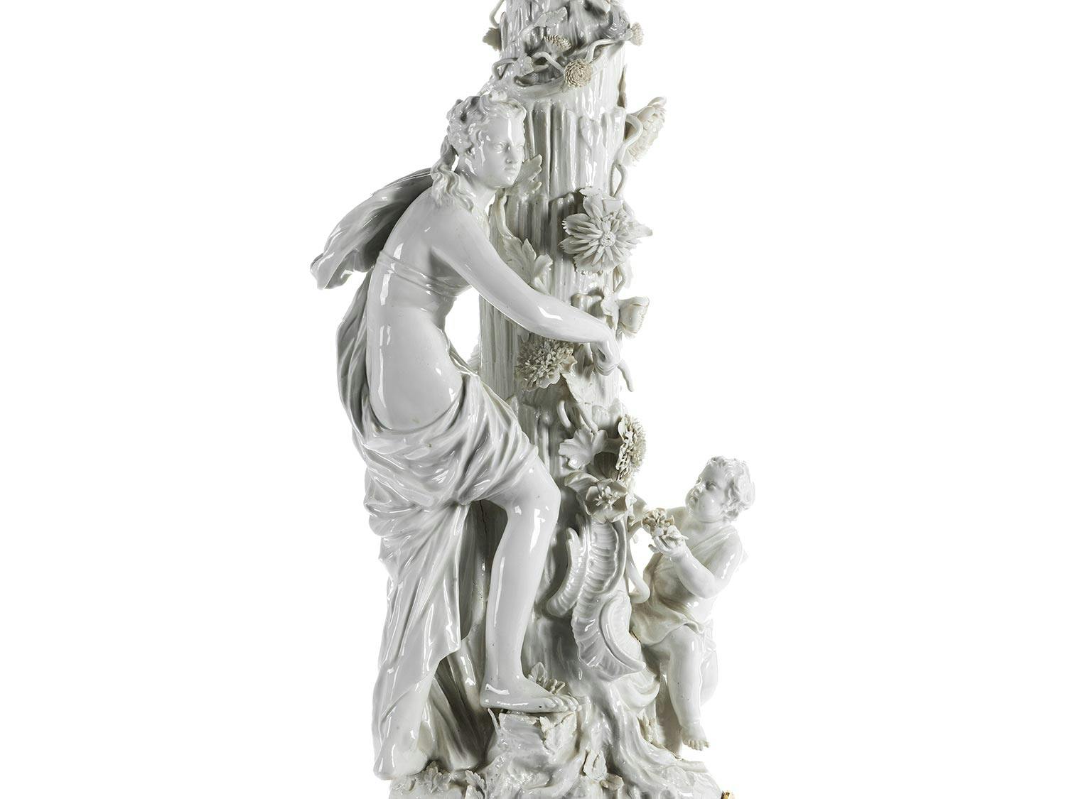 Detailabbildung: Paar seltene Porzellanobjekte